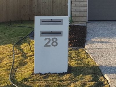 2 Unit Mailbox with back opening