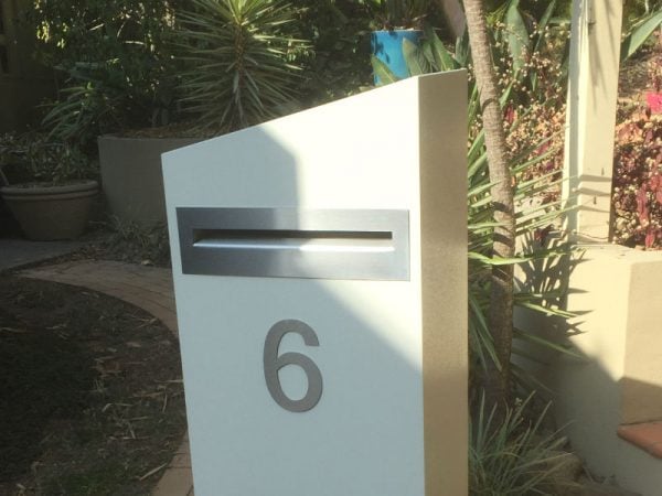 E6 Single Mailbox stainless steel